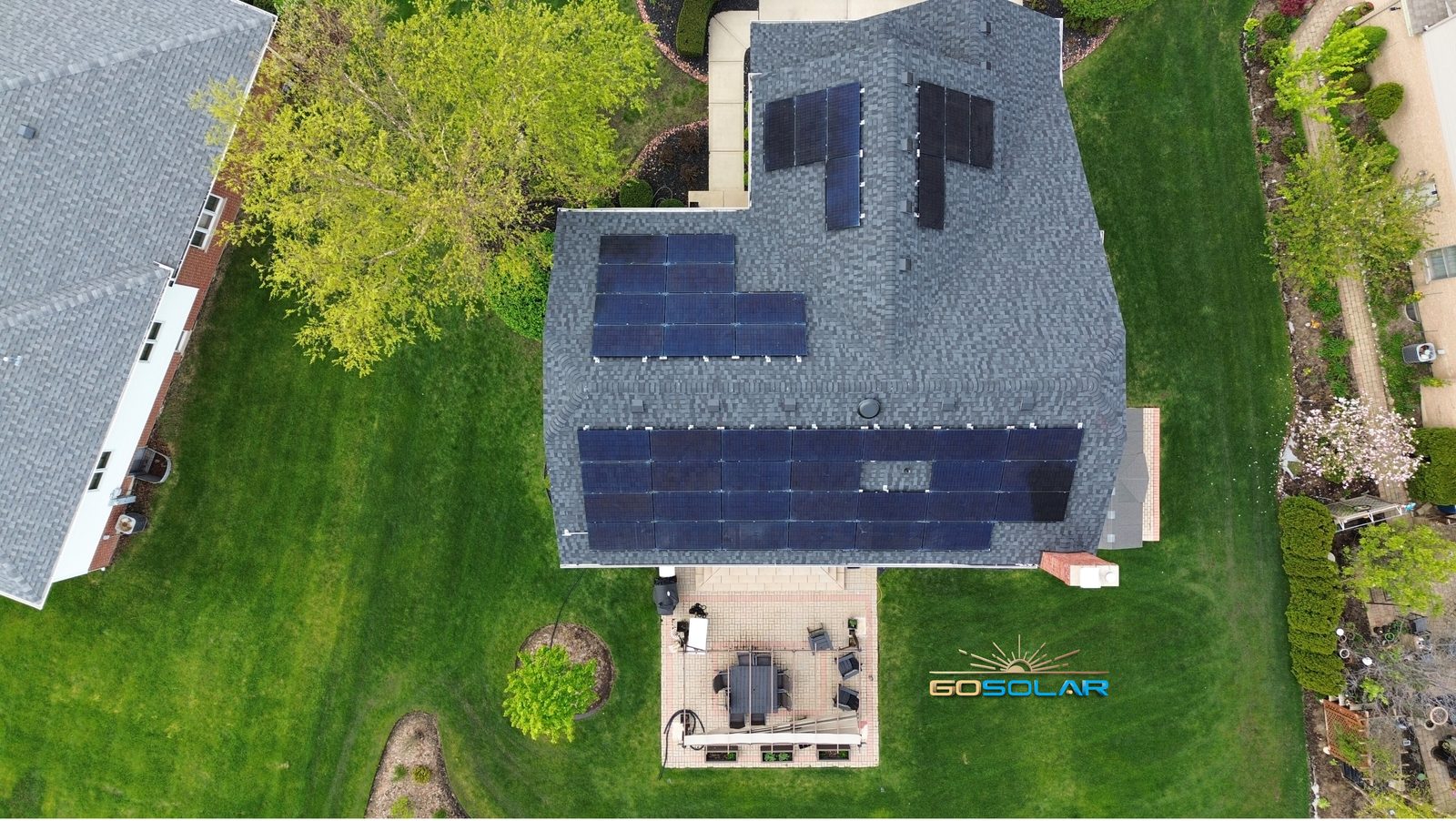 Removal and reinstall in Lincoln Park, Chicago — solar panels reinstalled on a completed roof